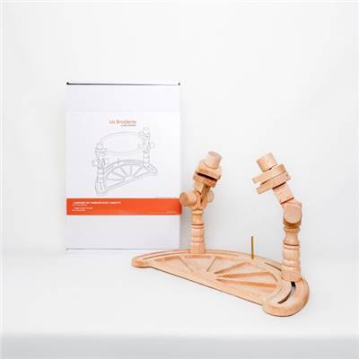 SUPPORT DE TAMBOUR AVEC TABLETTE ET ORGANISEUR