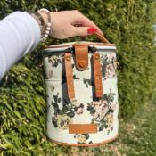 BOITE DE RANGEMENT EN TISSU POUR LE TRICOT MUUD - SATURN - FLOWER