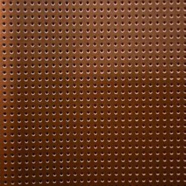 VINYLE LAQUE PERFORE MARRON GLACE
