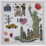 I LOVE NEW-YORK - SEMI-KIT FICHES & CHARMS