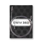 CABLE INTERCHANGEABLE CHIAOGOO SWIV360 SILVER LARGE (L) - 93 CM
