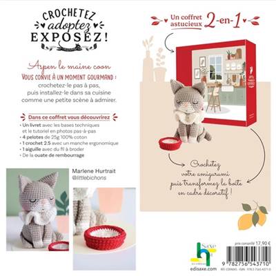 COFFRET CROCHETEZ ADOPTEZ EXPOSEZ ! ASPEN LE MAINE COON