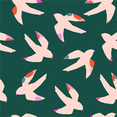 TISSU DASHWOOD STUDIO - BOLD & BLOOM 2055 - VISCOSE - 145 CM 