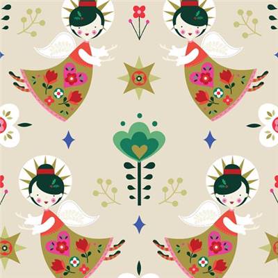 TISSU DASHWOOD STUDIO - NORDIC NOEL 2325 - COTON - 110 CM