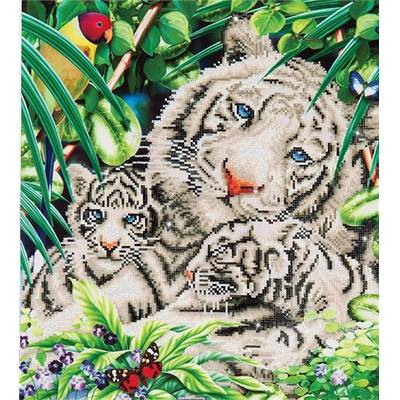 KIT BRODERIE DIAMANT - LA TIGRESSE ET SES PETITS
