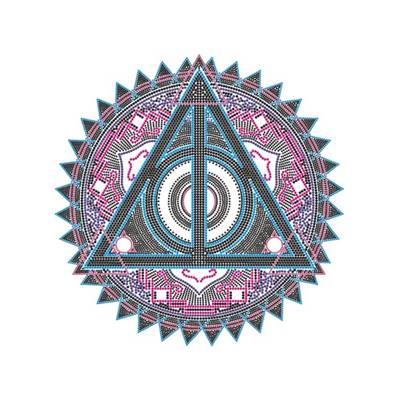 KIT BRODERIE DIAMANT HARRY POTTER - DEATHLY HALLOWS DARK ARTS