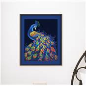 KIT BRODERIE DIAMANT NEON NOIR - PEACOCK