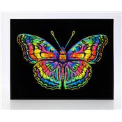 KIT BRODERIE DIAMANT NEON NOIR - BUTTERFLY