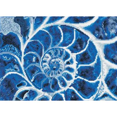 KIT BRODERIE DIAMANT - NAUTILE BLEU