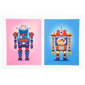 KIT BRODERIE DIAMANT DOTZ BY NUMBER - JEUX DE ROBOT 1