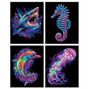 KIT BRODERIE DIAMANT DOTZIES FLOCK - 4 VIES MARINES