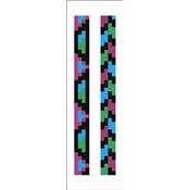 KIT 2 BRACELETS MOTIFS GEOMETRIQUES - DOTZIES BRODERIE DIAMANT