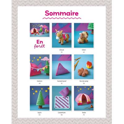 AMIGURUMIS EN VACANCES A LA PLAGE ET EN FORET - 16 ANIMAUX AU CROCHET