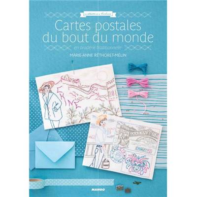 CARTES POSTALES DU BOUT DU MONDE EN BRODERIE TRADITIONNELLE
