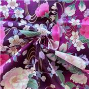 TISSU JAPONAIS NAKA FABRICS - 1400-C - 100% COTON SATINE - 110 CM