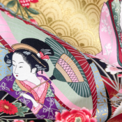 TISSU JAPONAIS NAKA FABRICS - 1750-10A - 100% COTON - 110 CM