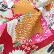 TISSU JAPONAIS NAKA FABRICS - 1750-10B - 100% COTON - 110 CM