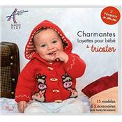 CHARMANTES LAYETTES POUR BEBE A TRICOTER