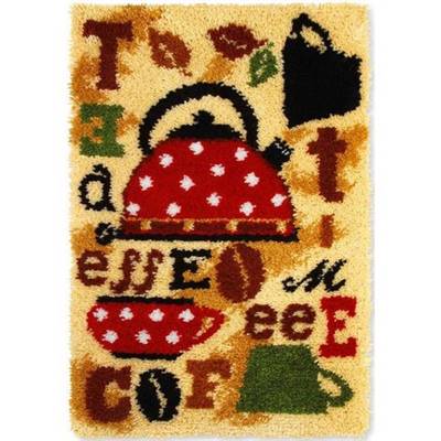 KIT TAPIS POINT NOUE 50 X 75 CM - THÉ ET CAFÉ