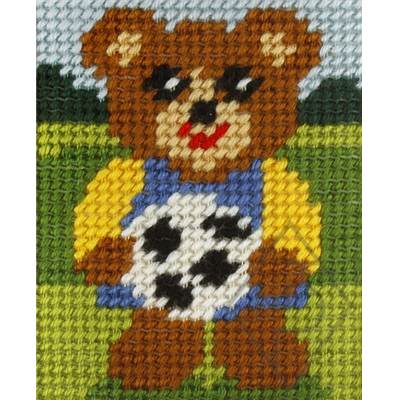 KIT DEMI-POINT ENFANT 17 X 20,5 CM - OURSON AVEC BALLON