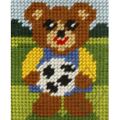 KIT DEMI-POINT ENFANT 17 X 20,5 CM - OURSON AVEC BALLON