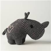 KIT AMIGURUMI HOOOKED - DEX LE RHINO - LAVA