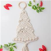 KIT SAPIN DE NOEL EN MACRAME HOOOKED - ALMOND