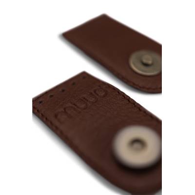 FERMOIR MAGNETIQUE EN CUIR A COUDRE MUUD - DEDE - RICH BROWN