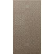 TISSU TSUMUGI A2501 TAUPE IMPRIME -PANNEAU 61X108 CM -MINI 9 PANNEAUX