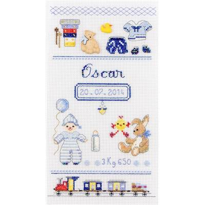 KIT CARTON PERFORE BEBE CALIN GARCON