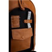 SAC À DOS EN CUIR MUUD - GWEN - WHISKY