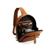 SAC À DOS EN CUIR MUUD - GWEN - WHISKY