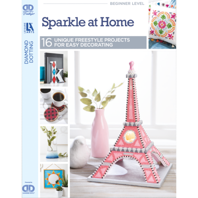 LIVRET DIAMOND DOTZ FREE STYLE EN ANGLAIS - SPARKLE AT HOME