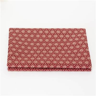 COUPON TISSU 50X55 JAP GEO ROUGE