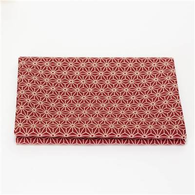 COUPON TISSU 45X55 JAP GEO ROUGE