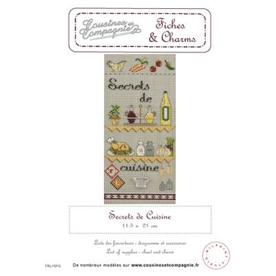 SECRETS DE CUISINE - SEMI-KIT FICHES & CHARMS