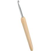 CROCHET METAL A MANCHE BAMBOU ERGONOMIQUE CHIAOGOO - N°0.8
