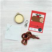 MINI KIT POINT DE CROIX - TU M'EN BUCHES UN COIN !