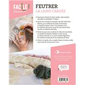 FEUTRER LA LAINE CARDEE