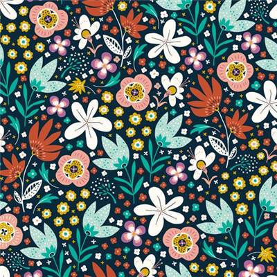 TISSU DASHWOOD STUDIO - MAGICAL MEADOW 2401 - COTON - 110 CM