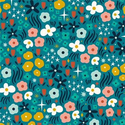 TISSU DASHWOOD STUDIO - MAGICAL MEADOW 2404 - COTON - 110 CM