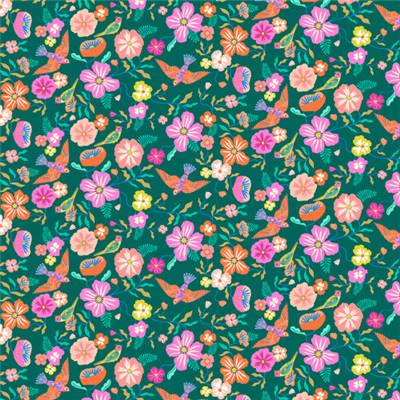 TISSU DASHWOOD STUDIO - RAYON SONGBIRD 2417 - VISCOSE - 145 CM 