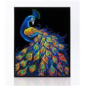 KIT BRODERIE DIAMANT NEON NOIR - PEACOCK