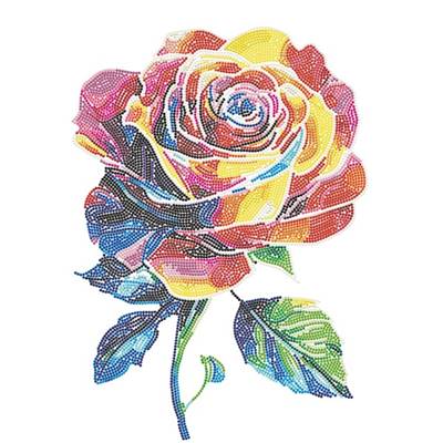 KIT BRODERIE DIAMANT NEON NOIR - ROSE GLOW