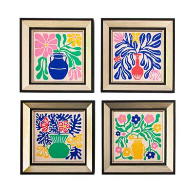 KIT BRODERIE DIAMANT MINI DOTZ - DECO VASES - PACK 4 DESSINS