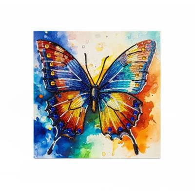 KIT BRODERIE DIAMANT DOTZ - BUTTERFLY FLIGHT AVEC CADRE