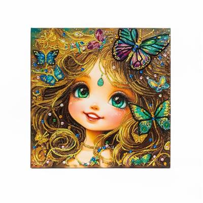 KIT BRODERIE DIAMANT DOTZ - PIXIE AVEC CADRE