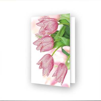 CARTE DE VOEUX DIAMOND DOTZ - ROMANTIC TULIPS