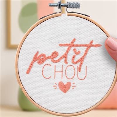 FRENCH'KITS - BRODERIE DÉCORATIVE - PETIT CHOU