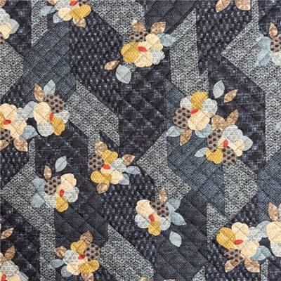 TISSU MATELASSE KURENAI 13100-3A - COTON-POLYESTER  - 110 CM 